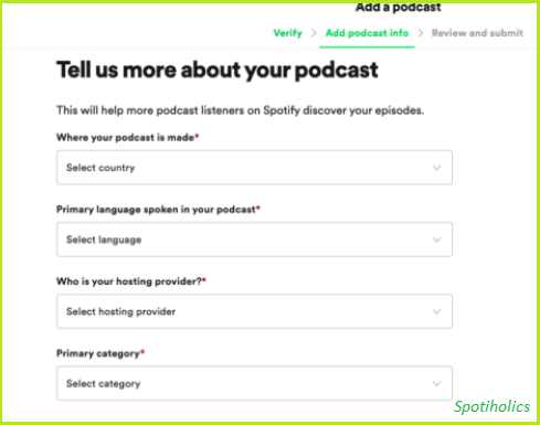 Spotify Podcast, How to upload podcast to spotify, How to upload spotify podcast, How to submit podcast to spotify, Podcast vs Pandora bar chart, Terms and Conditions, Podcast Guidelines, Additional Category