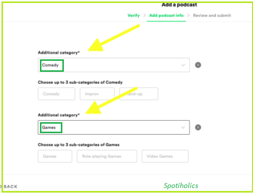 Spotify Podcast, How to upload podcast to spotify, How to upload spotify podcast, How to submit podcast to spotify, Podcast vs Pandora bar chart, Terms and Conditions, Additional Categories 12, 